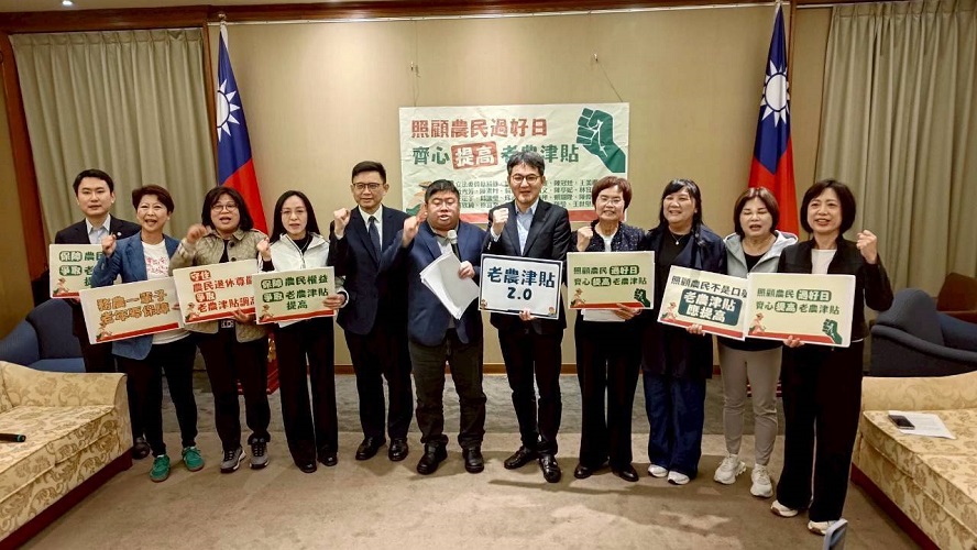 ▲保障老農權益再升級,劉建國力推老農津貼2.0,打造農民安心退休制度。(記者劉春生攝)
