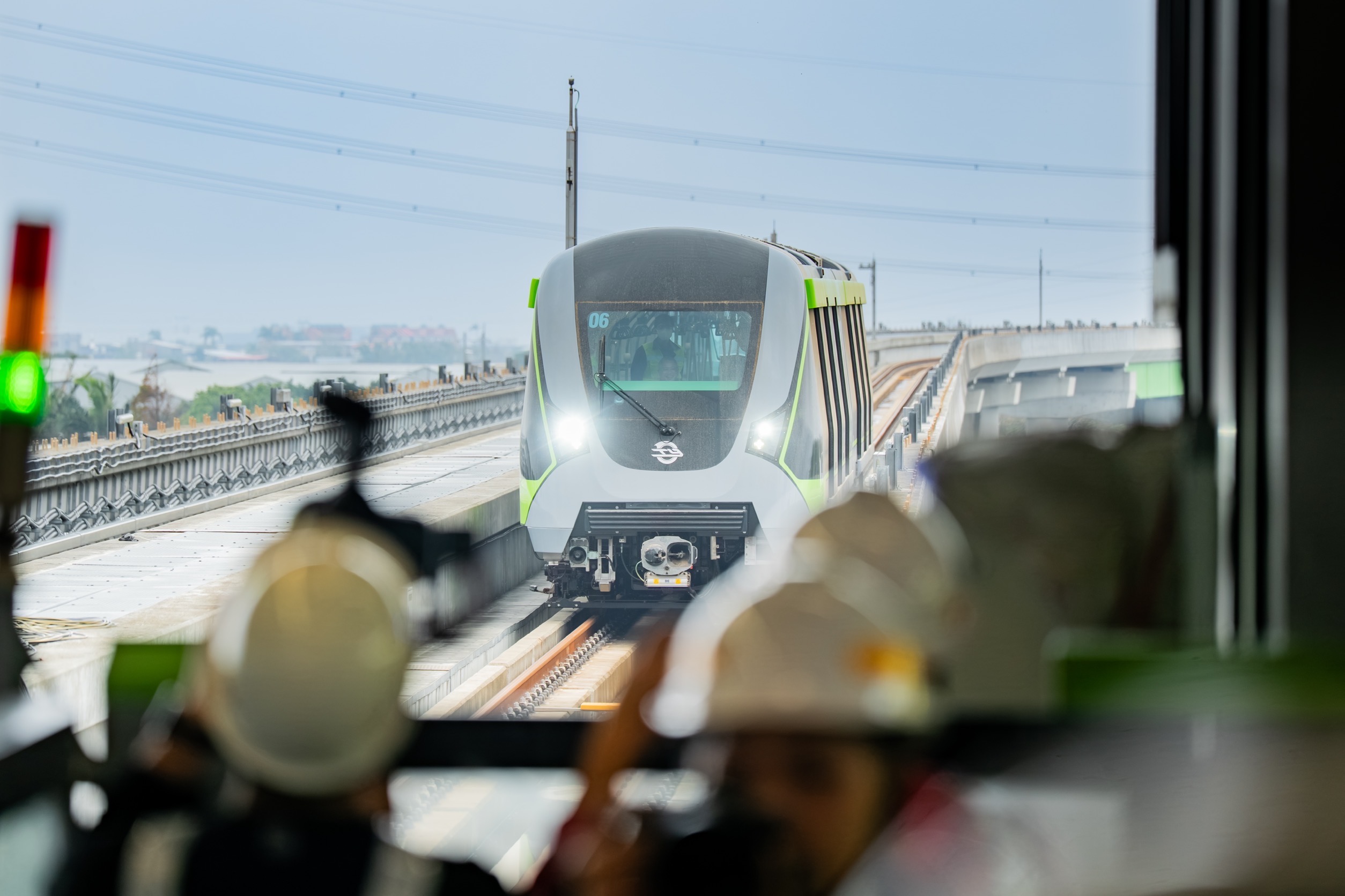 張善政開箱捷運綠線G13站工程現場 帶市民搶先體驗未來捷運樣貌 S 18702358