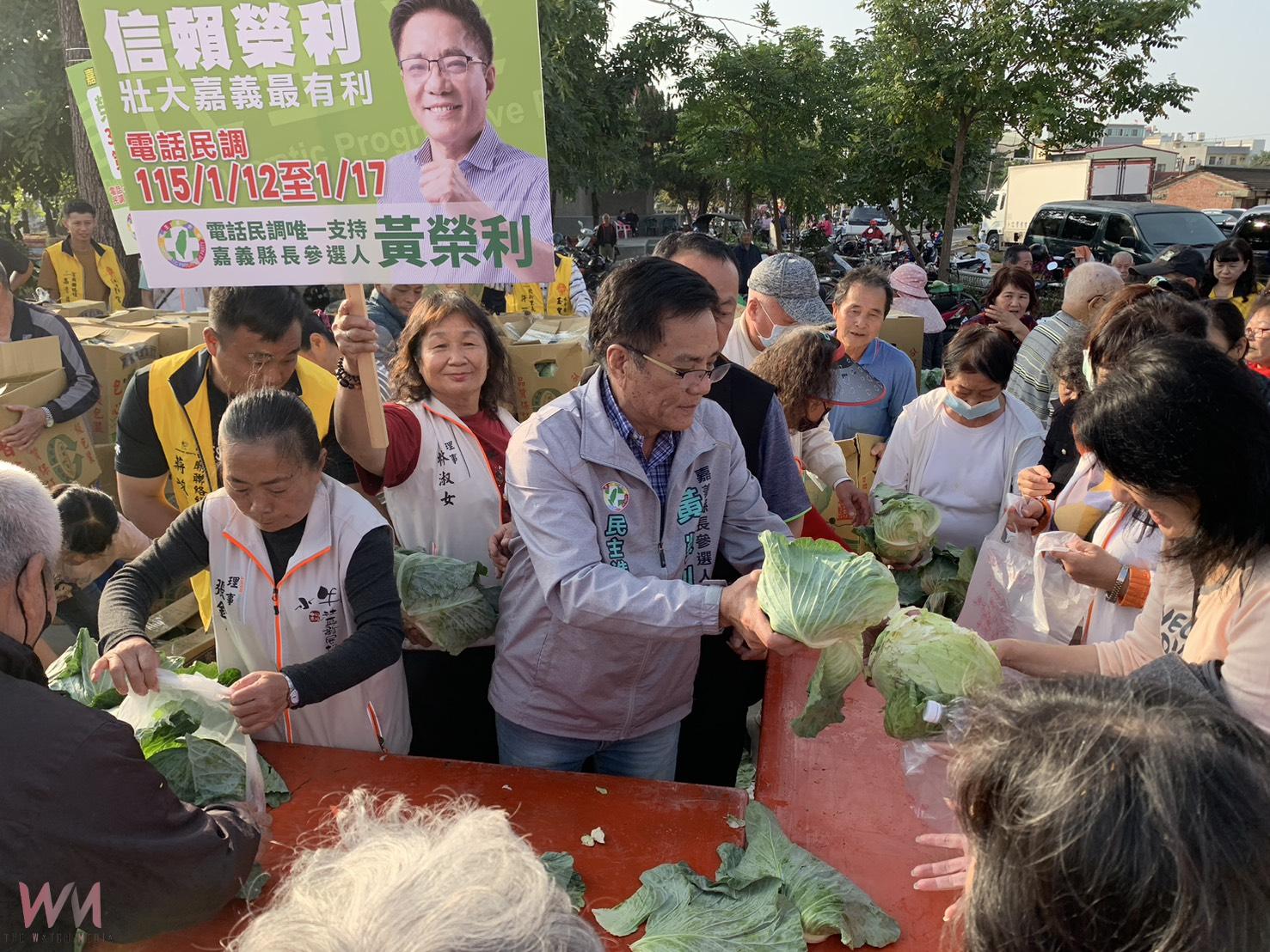 黃榮利強調，「農業是嘉義的根，更是嘉義的驕傲！」他會用行動與政策，陪著農民一起走，讓嘉義縣的農業不只撐過難關，更要走向更好的未來。（圖/記者陳惲朋攝）