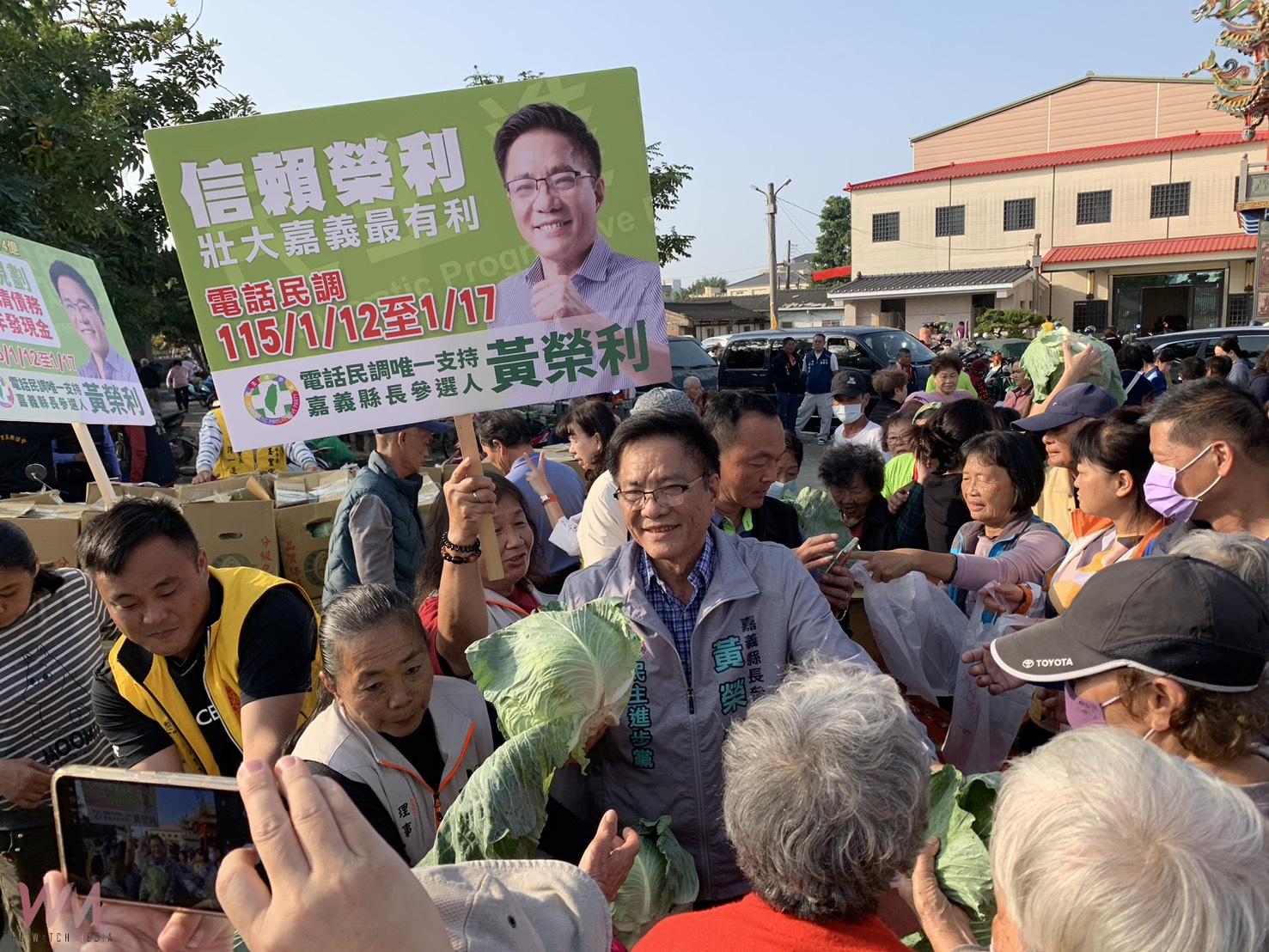 黃榮利強調，「農業是嘉義的根，更是嘉義的驕傲！」他會用行動與政策，陪著農民一起走，讓嘉義縣的農業不只撐過難關，更要走向更好的未來。（圖/記者陳惲朋攝）
