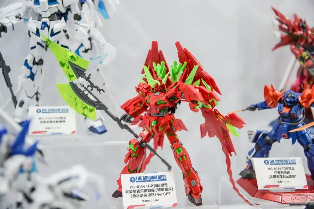 HG 1/144 完美獨角獸鋼彈(破壞模式)(最終決戰Ver.)Ver.GSF TGB限定,售價新台幣1,260元。