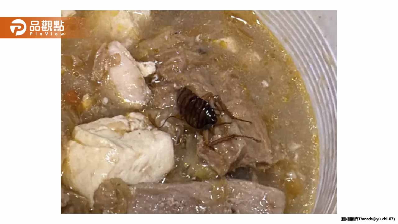 驚!嘉義名店沙鍋魚頭撈出完整大蟑螂 顧客吃一半才發現崩潰