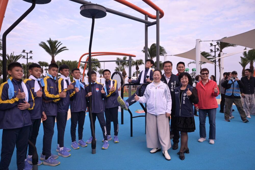 太平洋公園新建成人體健區 徐榛蔚:打造花蓮全民健身房 220 太平洋公園新建成人體健區 徐榛蔚:打造花蓮全民健身房 219
