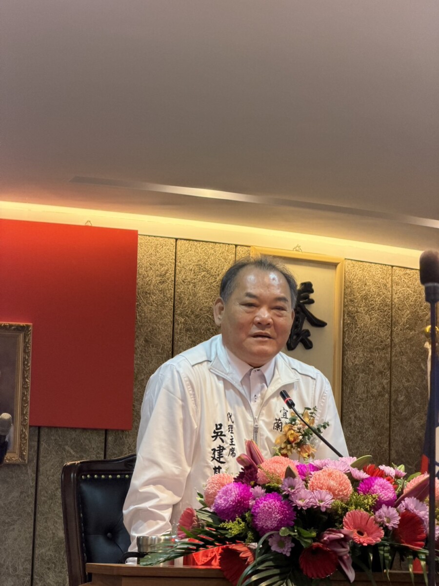 ▲吳建基補選扶正宜蘭市民代表會主席。