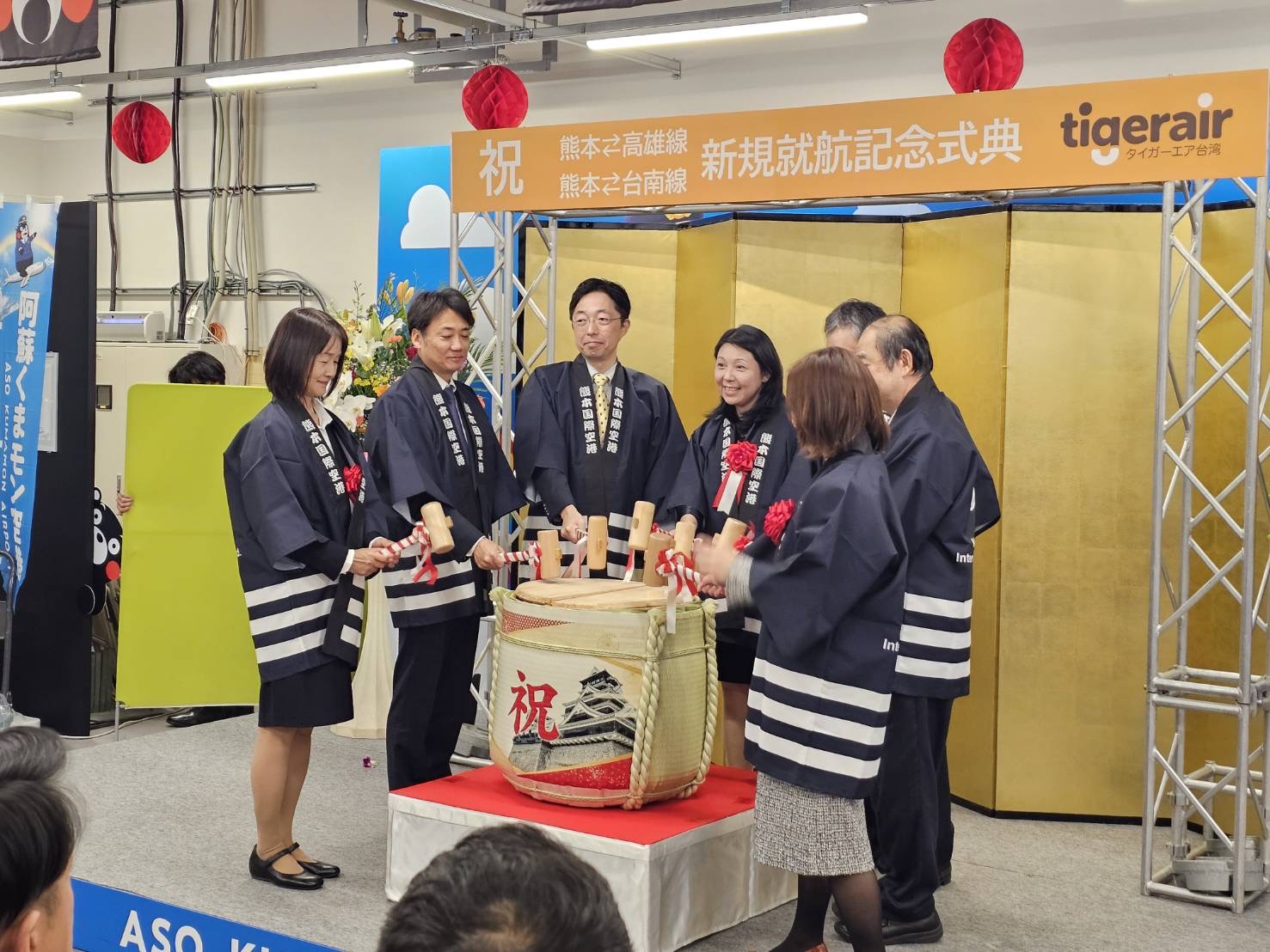 雙航線齊發!台灣虎航今開航高雄-熊本、台南-熊本航線