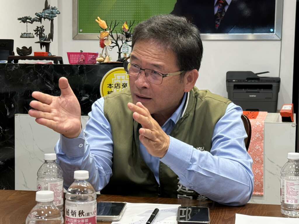 ▲接棒彰化向前走，邱建富表態已準備好承擔責任。（圖／記者林明佑翻攝）