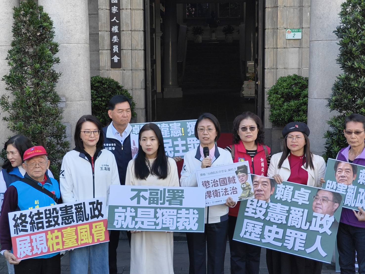 藍白立委赴監察院告發 彈劾卓榮泰拒執行立院決議