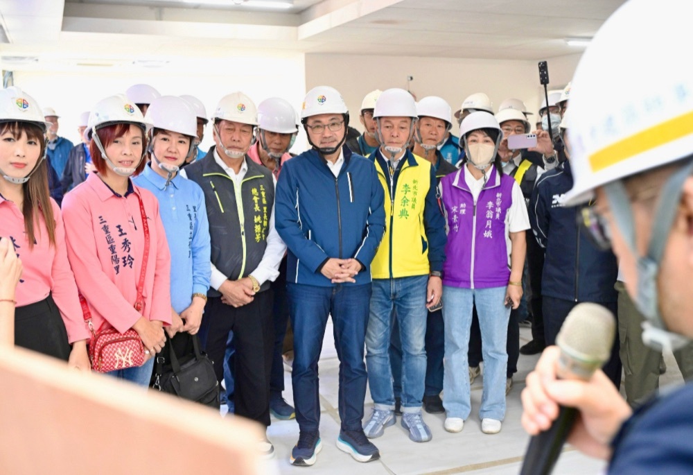 新北三重玫瑰停車場進度超前 侯友宜拚複合大樓明年5月完工 217 248251223a08