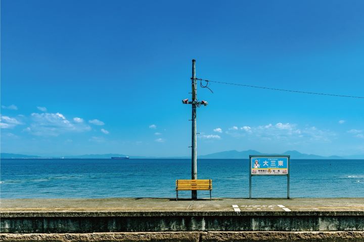 島原鐵道大三東車站。 圖:長崎縣觀光聯盟/提供