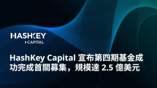 HashKey Capital 宣佈四期基金(Fund IV)順利完成首關,規模達 2.5 億美元