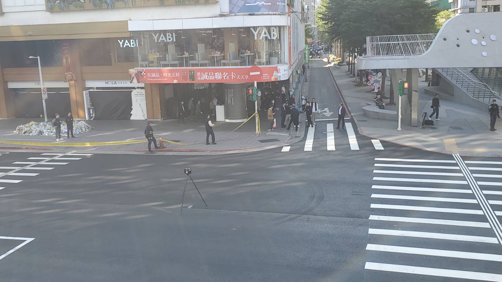 檢警返中山站南西商圈　出動「3D雷射掃描儀」重建張文犯罪現場 253