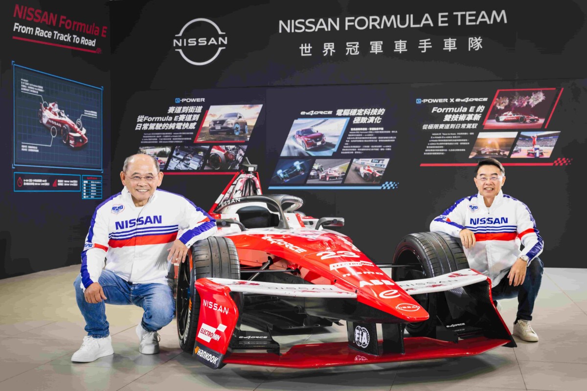 ▲NISSAN Formula E電動方程式冠軍賽車登場