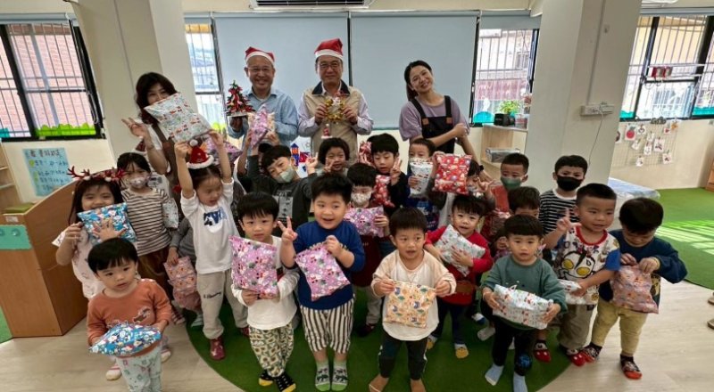 高雄市榮民服務處教保中心舉辦耶誕歡樂活動 幼兒歡喜迎佳節