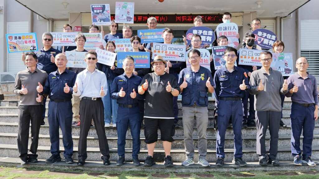 ▲防堵假投資詐騙,藝人黑面與成功分局聯手提醒民眾。