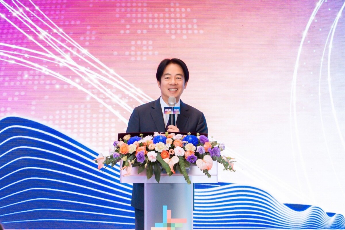 ▲總統賴清德表示今日北廊廳啟用是國門新願景，大家一同見證臺灣新篇章。