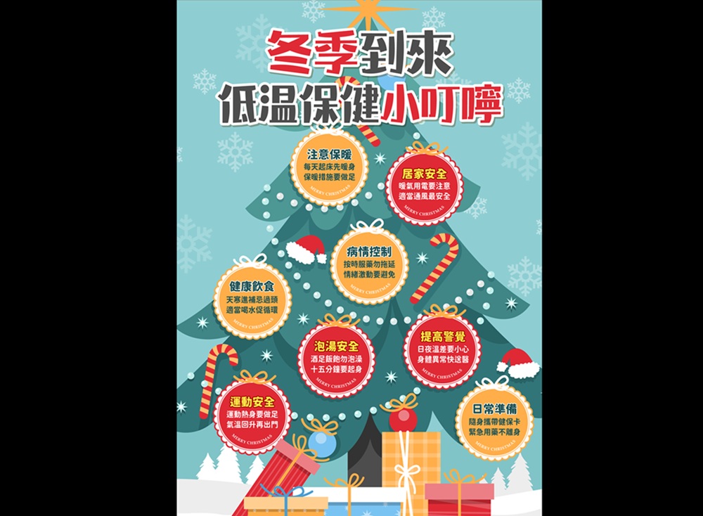 低溫特報 侯友宜提醒:做好禦寒防範熱水器保持通風 230 cnews204251226a04