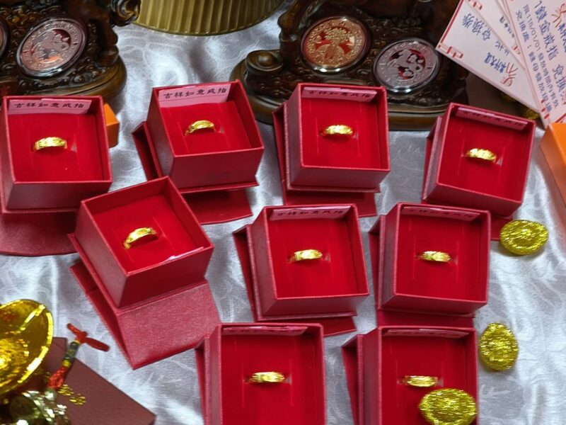 圖文:紫南宮馬年錢母馬背載金元寶 象徵財運奔騰、滿載而歸。