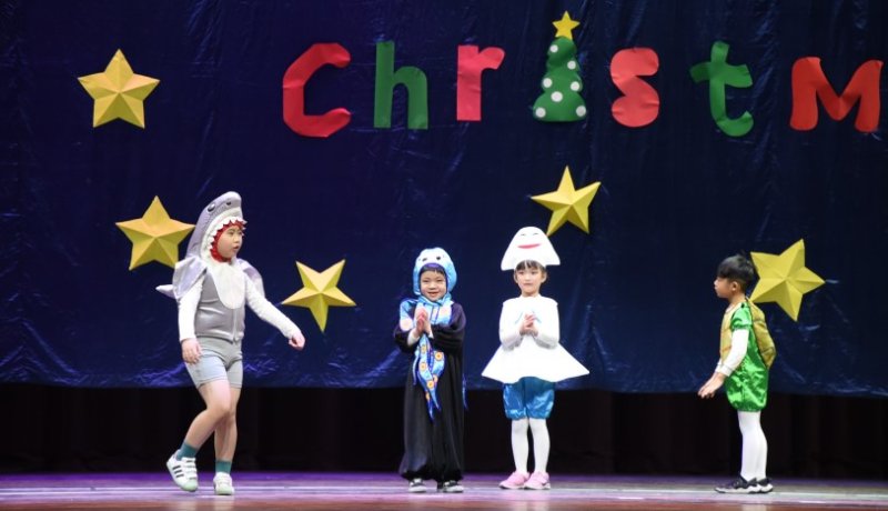 馬幼聖誕表演熱力登場 陳光復親臨祝福