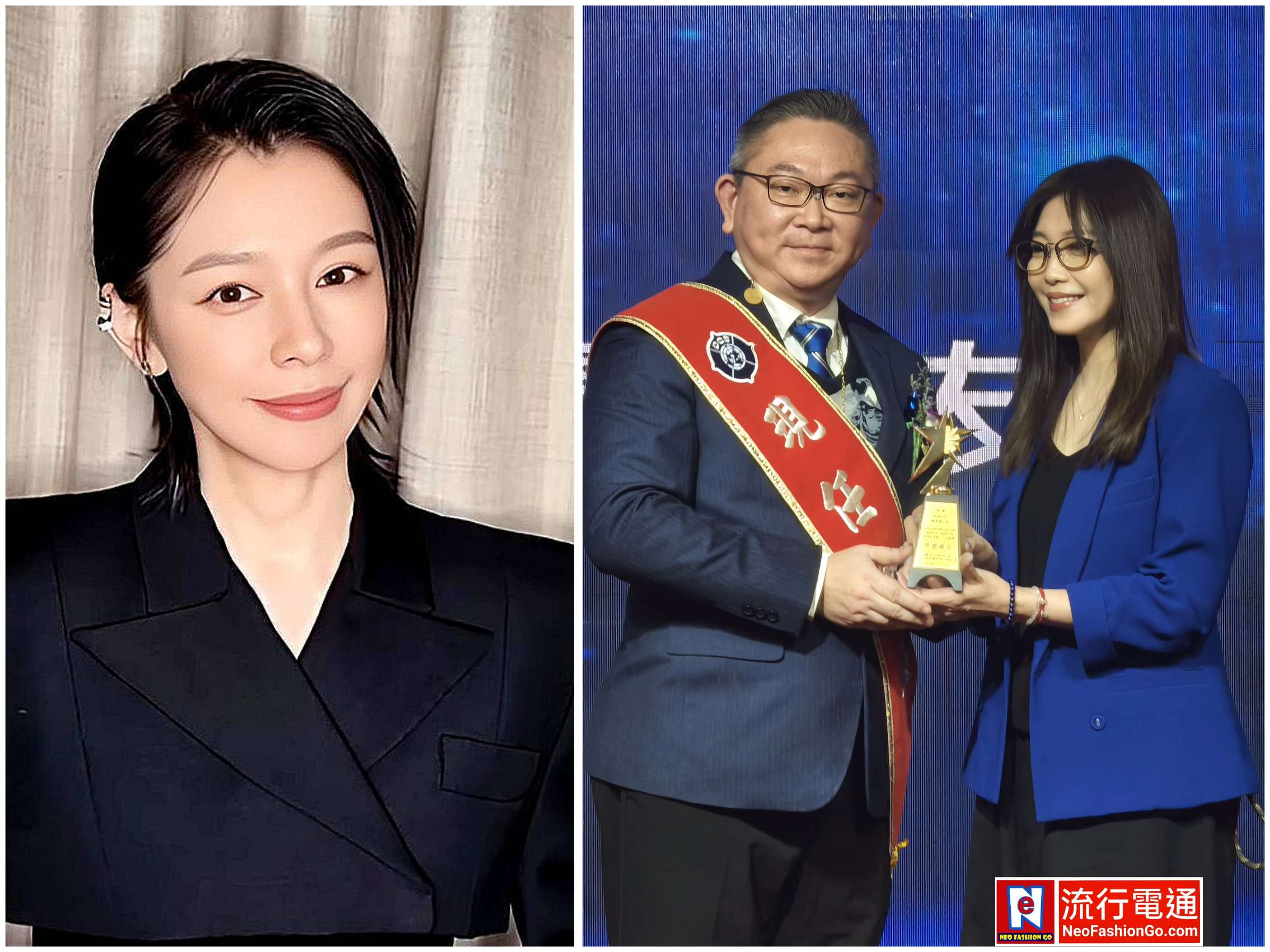 新北市國際傑人會會長謝振維頒贈徐若瑄「榮譽會友」 共同期盼台灣社會未來「世界平安，大家平安。」