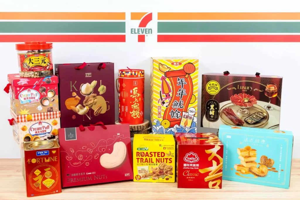 7-ELEVEN「高CP值禮盒」強化堅果、蛋捲、捲心酥、泡芙等傳統禮盒升級加量,500元有找最超值
