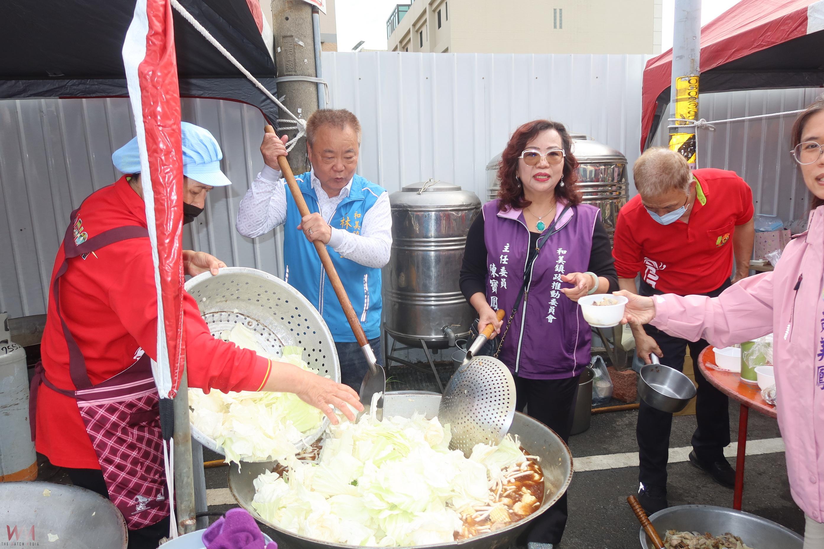 （有影片）／燒酒雞香到排長龍　和美道東書院園遊會熱鬧開鍋