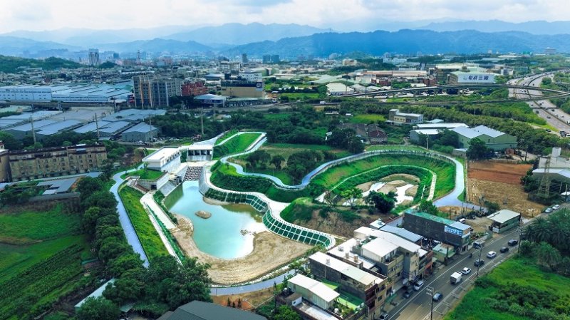 大仁滯洪池預計115年3月啟用  桃園將增添一座智慧永續基地