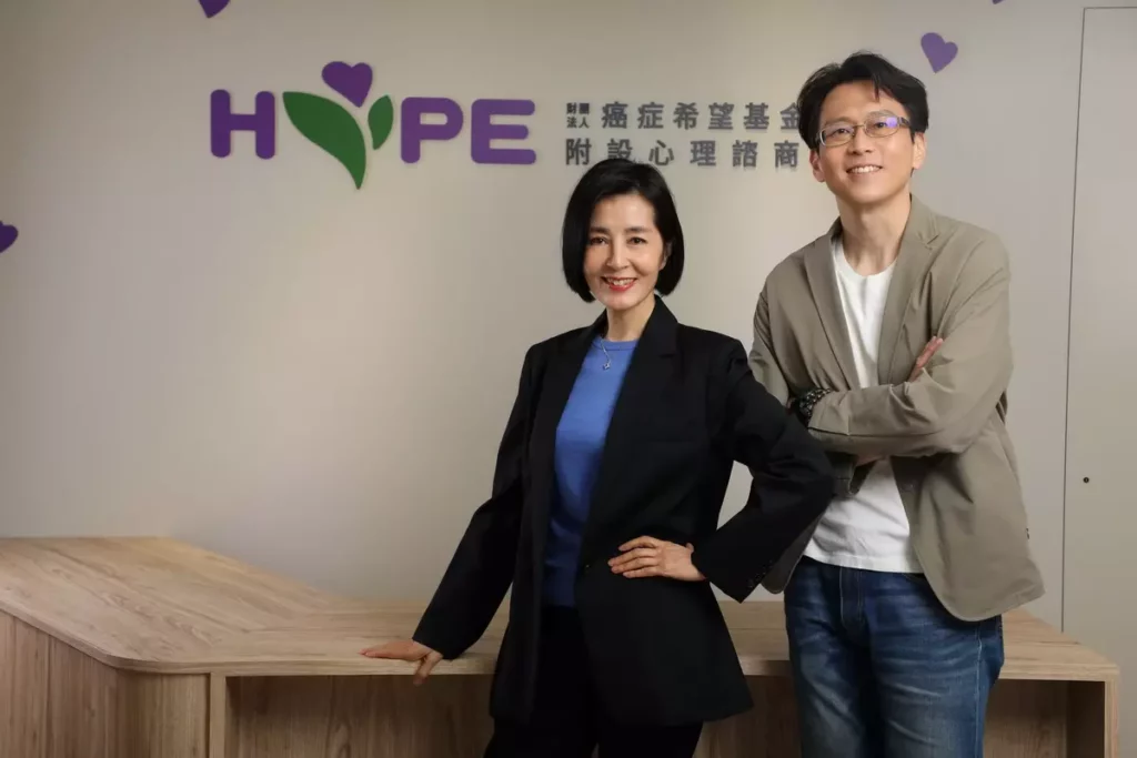 _HOPE心理諮商所所長葉北辰與副所長靳秀麗