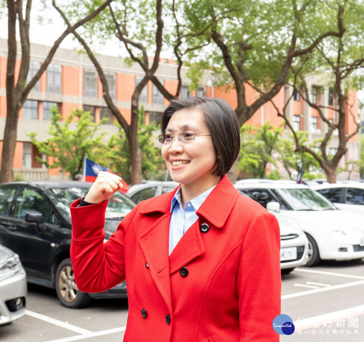 徐欣瑩說，她是新竹土生土長的客家妹，將會一輩子為新竹努力打拼。