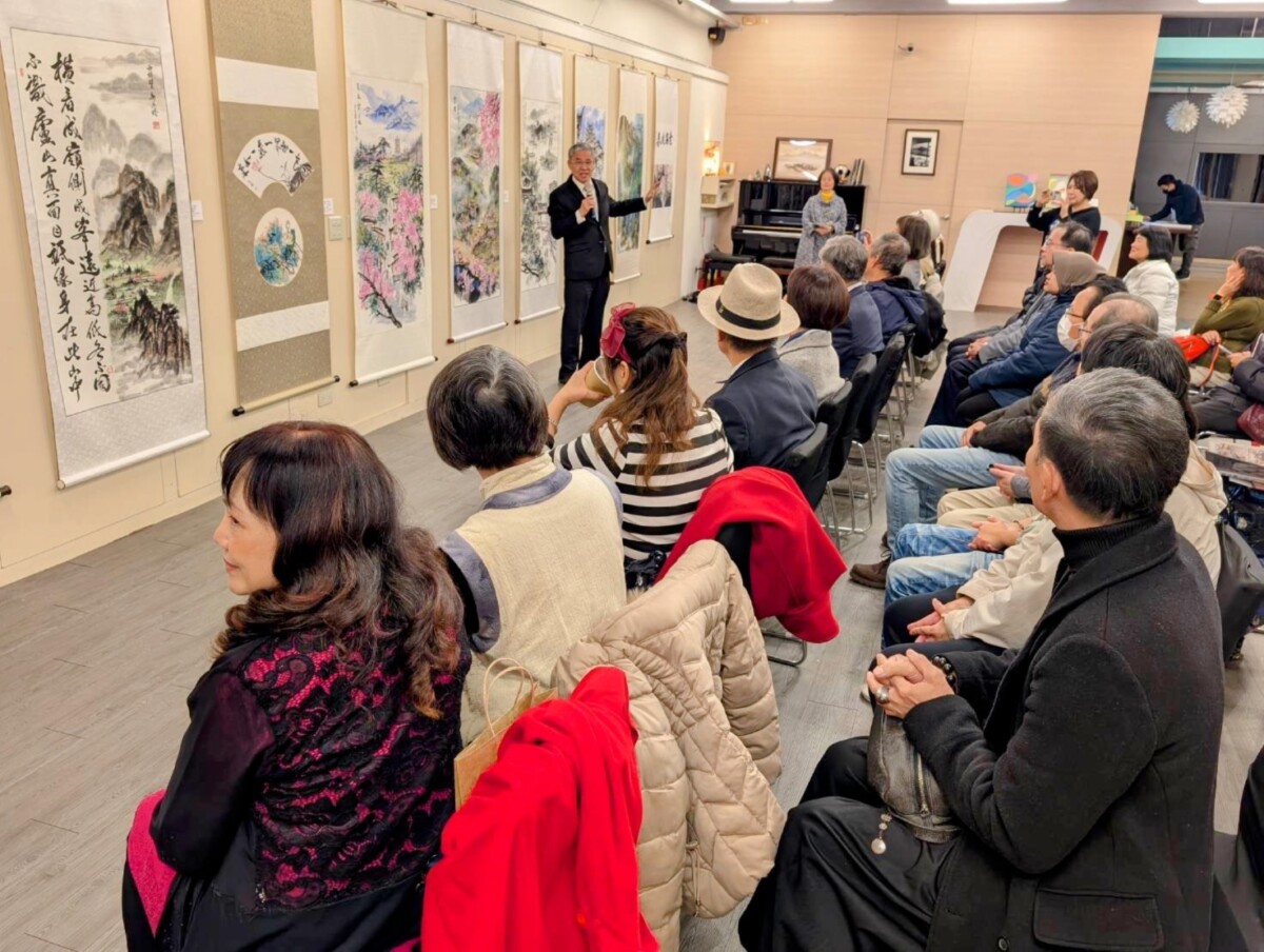 圖四:唐彥博校長表示,未來將規劃將藝術微型課程納入教學內容,持續邀請藝術家走入校園,讓藝術成為學習的一部分,深化校園的人文內涵。