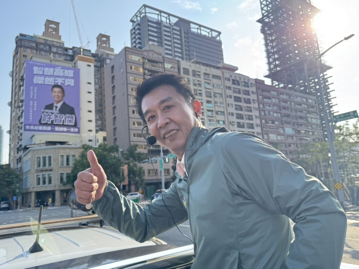 許智傑高雄市長初選民調支持度並列第一 進入黃金交叉(圖/許智傑提供)