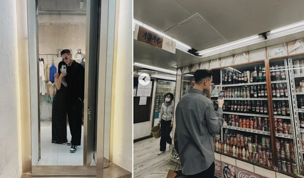 陳芳語將男友的照片夾在20張照片的貼文中。(圖/翻攝陳芳語IG)