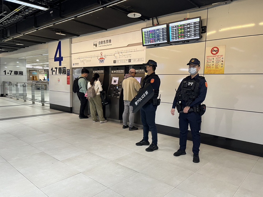 鐵警動員台高鐵替代役及志工 強化跨年元旦疏運安全 227 cnews204251231a08