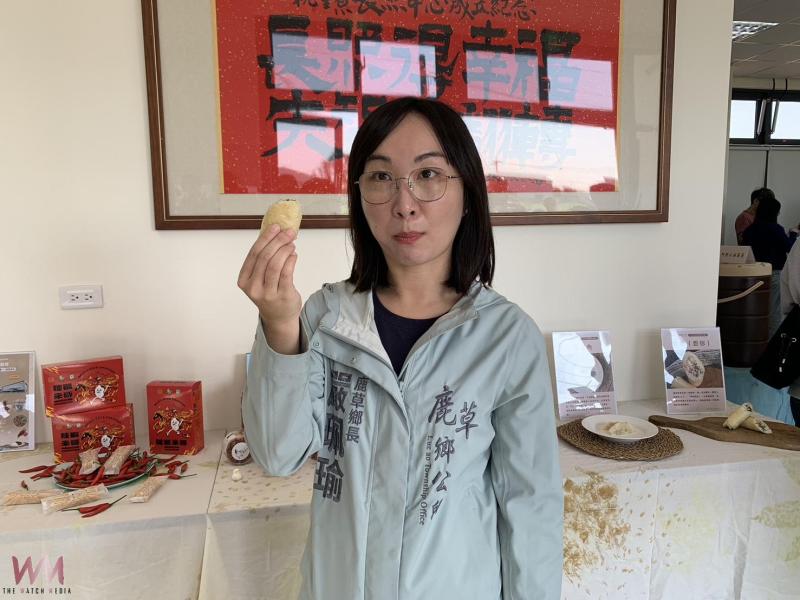 嚴珮瑜鄉長。(圖/記者陳惲朋攝)