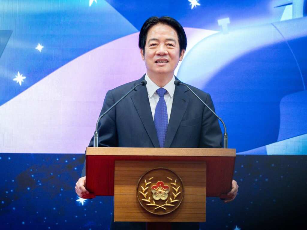 ▲賴清德總統今日上午在總統府大禮堂以「韌性之島,希望之光」為題發表2026新年談話。