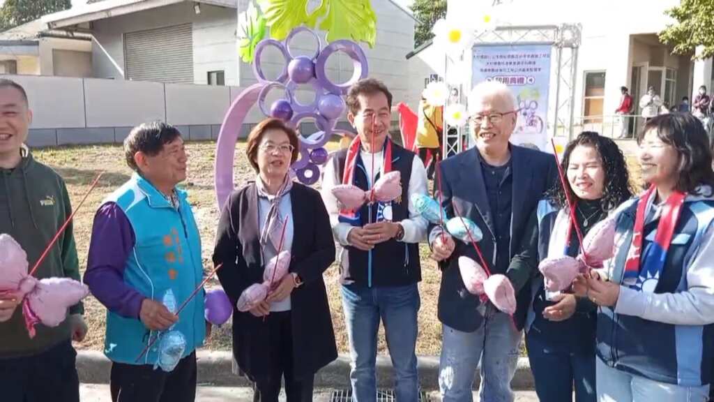 ▲2026「樂遊大村行」健走迎曙光活動暨公共藝術啟用典禮。（記者林明佑翻攝）