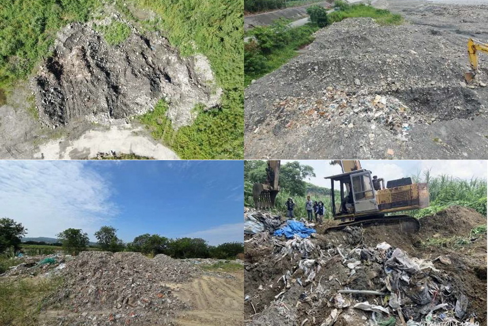 河川地當廢料垃圾場 中檢「淨土專案」逮22人 252 河川地當廢料垃圾場 中檢「淨土專案」逮22人 251