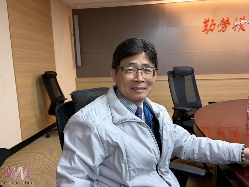 六嘉國中陳義禮校長感謝長庚醫院的努力協助，讓學童健康有顯著改善。（圖/記者陳惲朋攝）