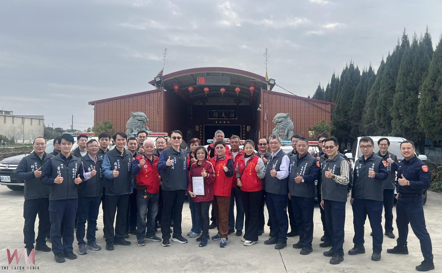 二崙天后宮朝天閣捐助14萬元 暖心力挺西螺警政 - https://www.watchmedia01.com