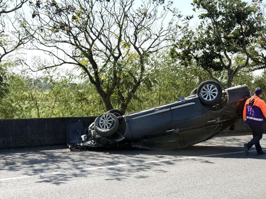 台82線往東近中山高附近      發生車禍傷者送醫救治