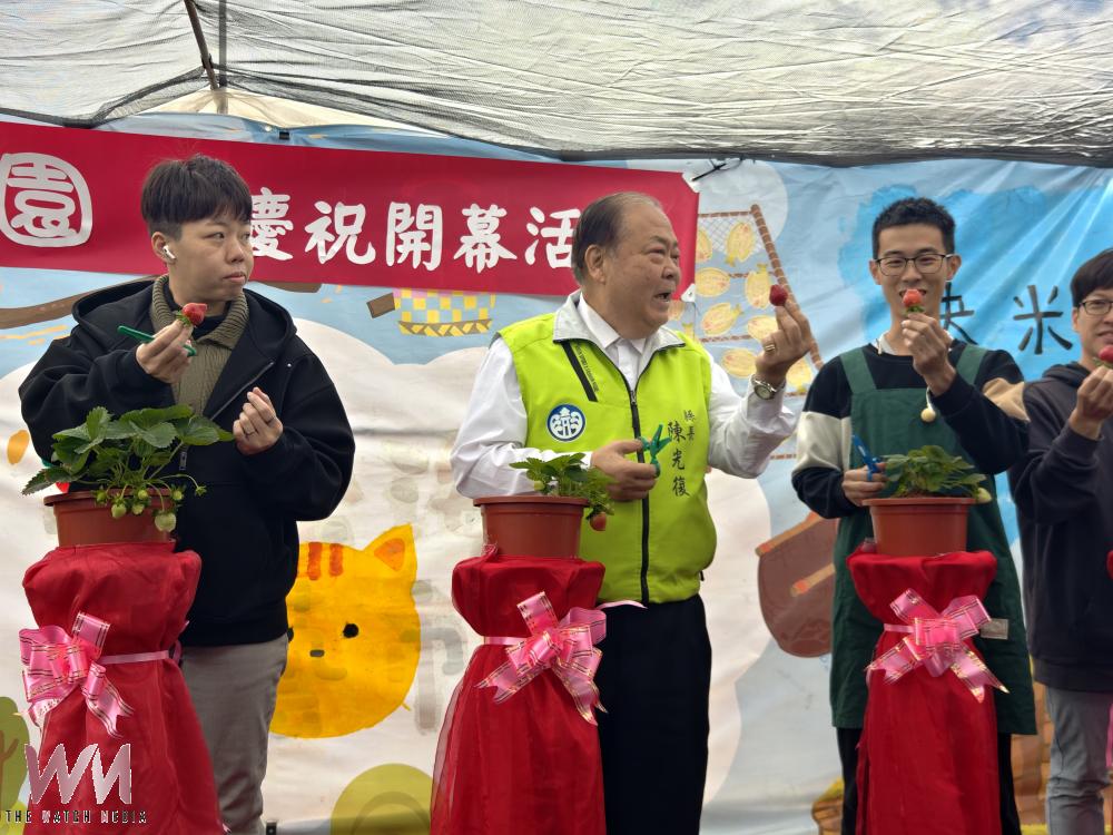 廢耕農地活化有成 澎湖青農逐夢造園  東衛「秧米草莓園」熱鬧開幕 - https://www.watchmedia01.com