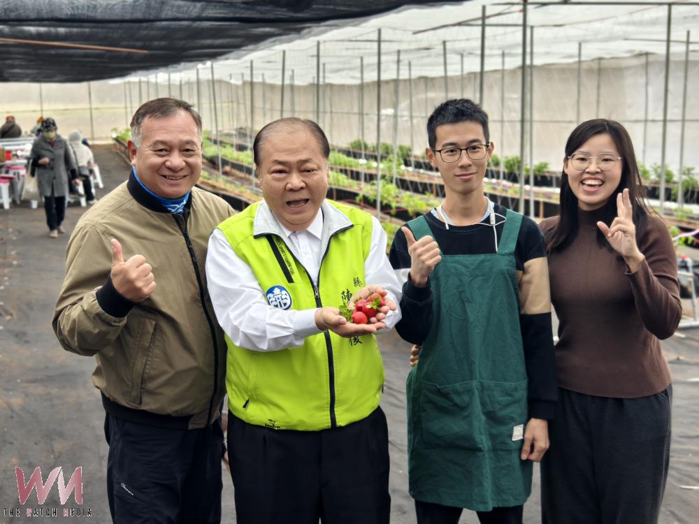 廢耕農地活化有成 澎湖青農逐夢造園  東衛「秧米草莓園」熱鬧開幕 - https://www.watchmedia01.com