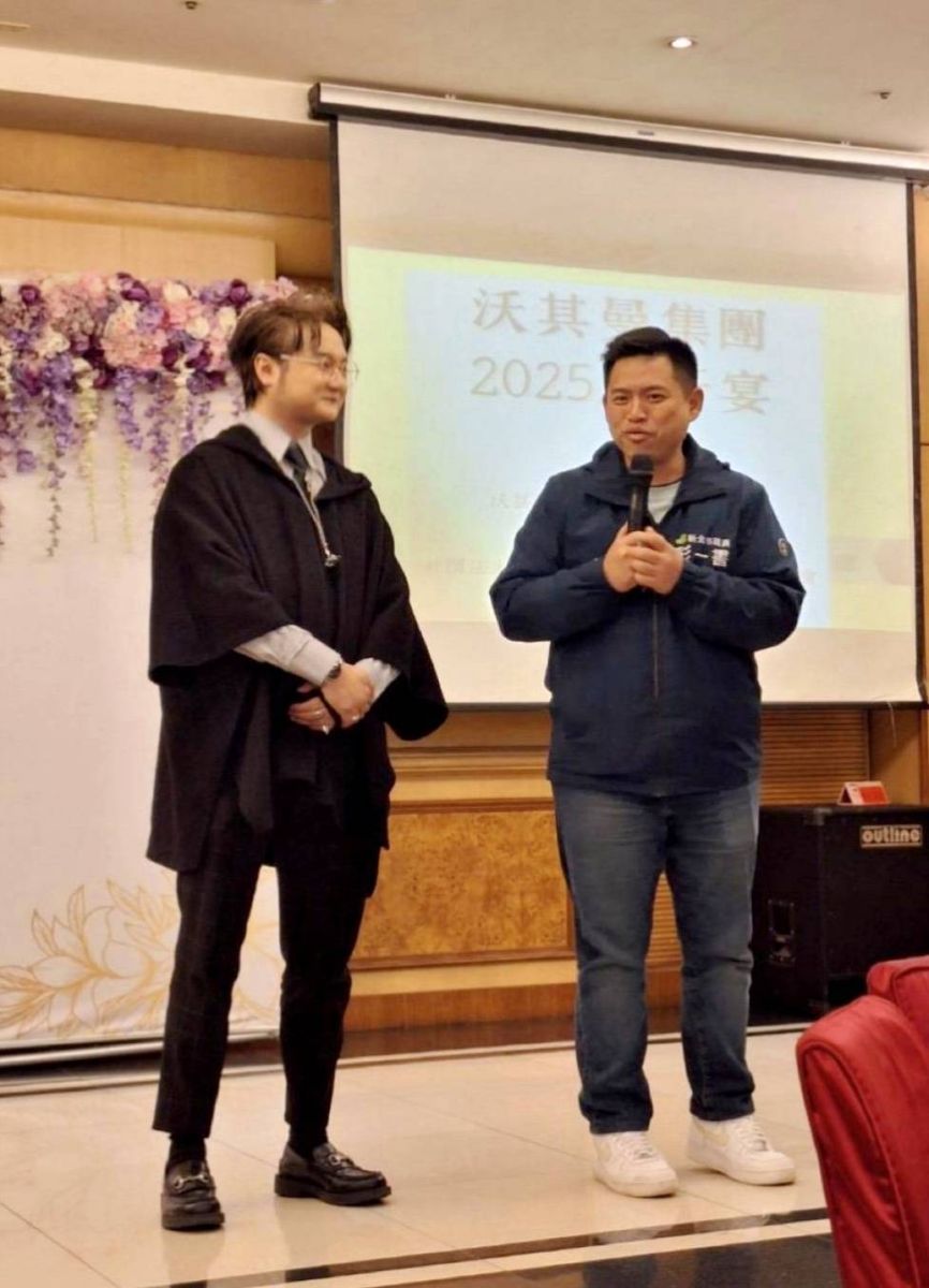 圖/新北市議員彭一書(右)與楊朴睎(左)共同推動兒少保護跨界合作。(社團法人台灣楊金發公共議題關懷紀念協會提供)