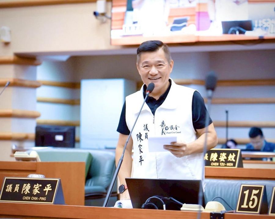 嘉義市議員陳家平尊重藍白合決策 宣布退出嘉義市長初選