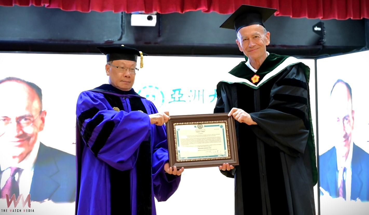 亞洲大學25週年校慶迎諾貝爾榮光 頒授神經科學巨擘Thomas C. Südhof名譽博士 - https://www.watchmedia01.com