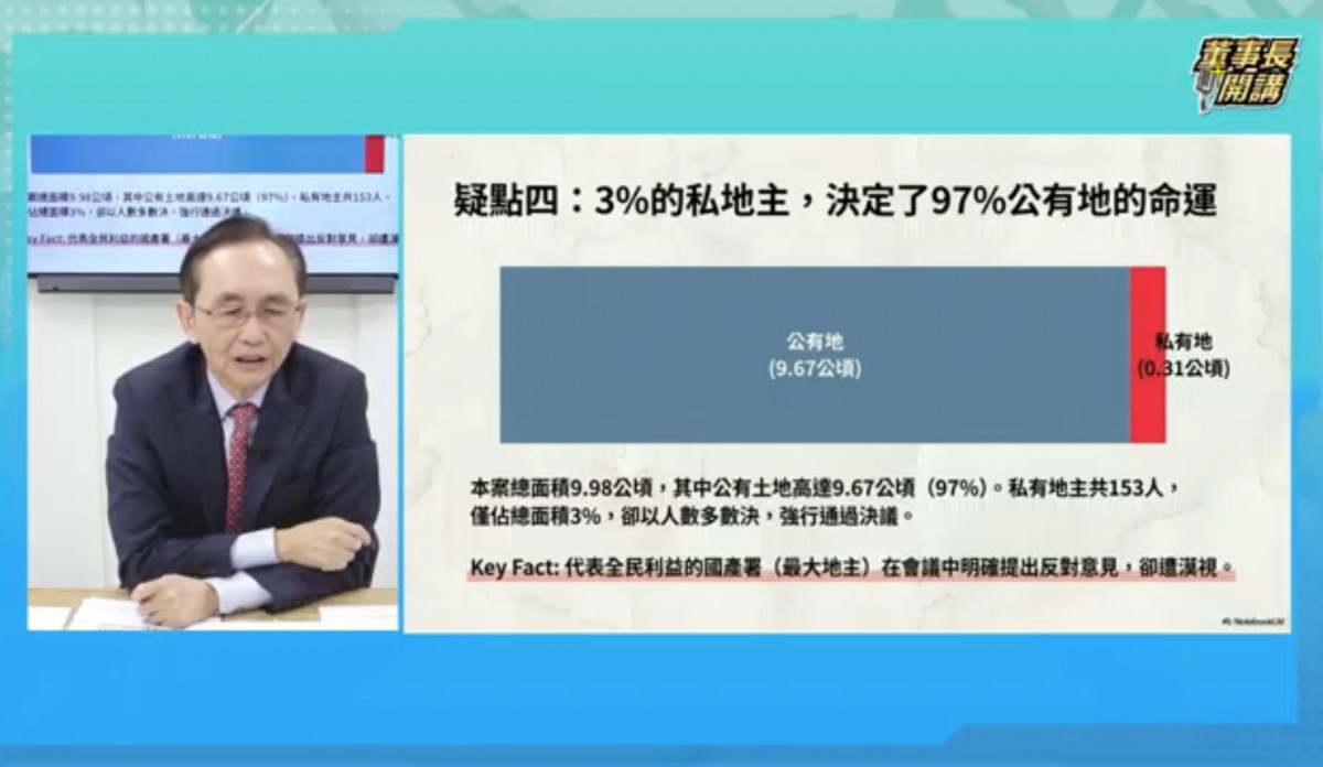 （圖／翻攝董事長開講直播）