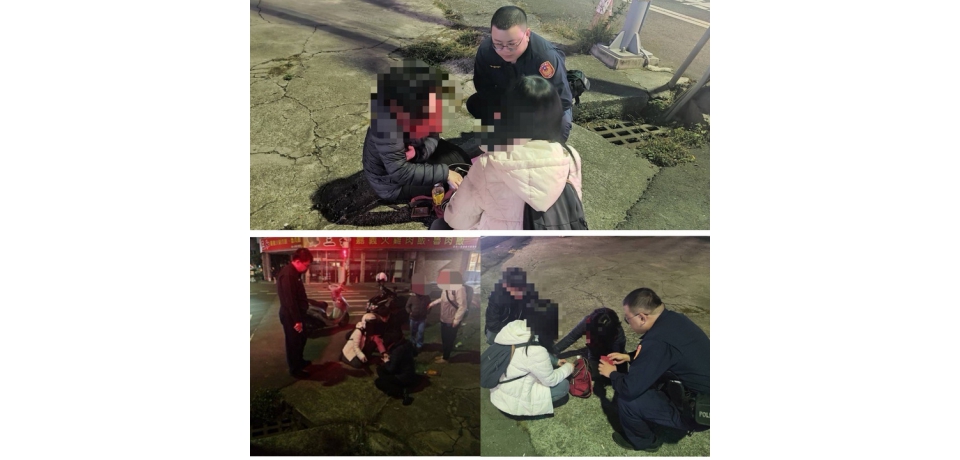 展現台日友好 斗南警即時送暖