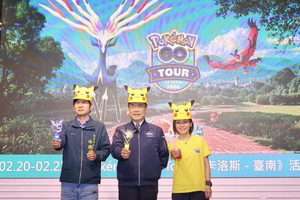 ▲市長與遊戲開發公司代表合影。