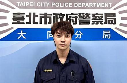 大同分局寧夏路派出所警員林東頡。(圖/記者戴昱弘 翻攝)
