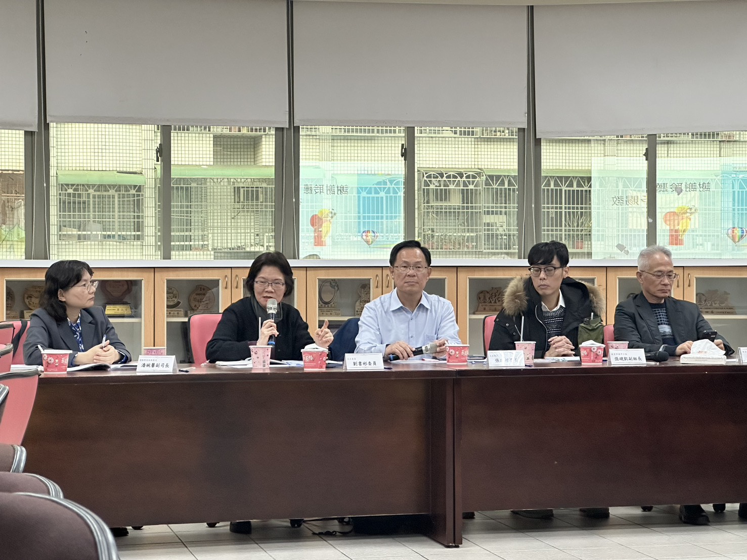 民眾黨立委劉書彬在協調會中發言。(圖/張啓楷國會辦公室)