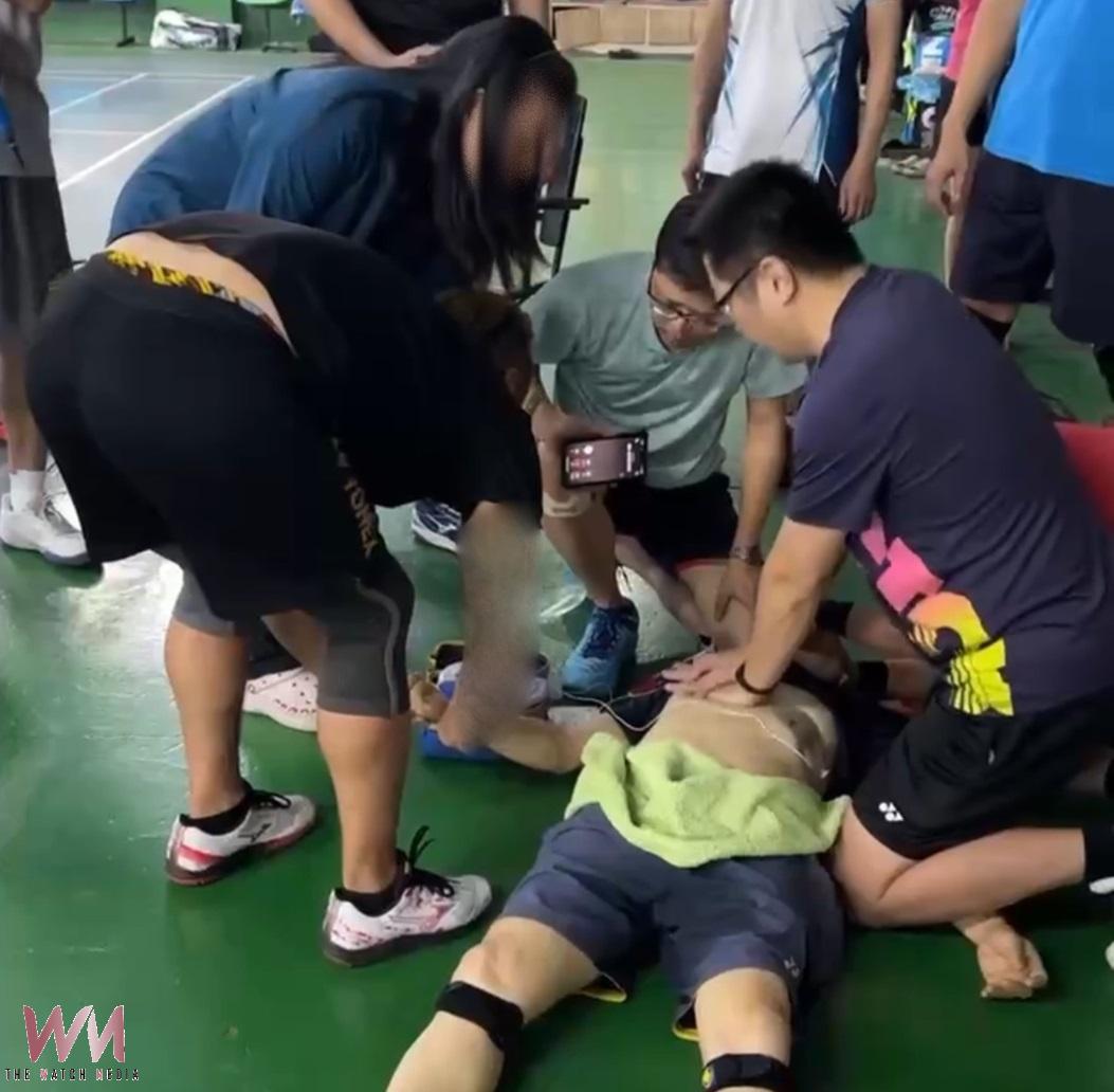目睹球友場邊昏倒嘉基同仁CPR守住生命防線 - https://www.watchmedia01.com